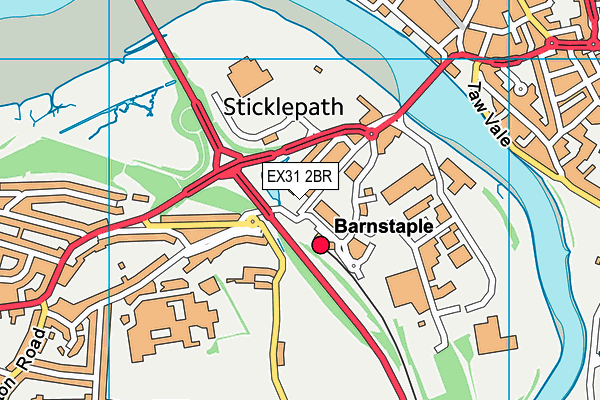 EX31 2BR map - OS VectorMap District (Ordnance Survey) EX31 2BR map - OS VectorMap District (Ordnance Survey)