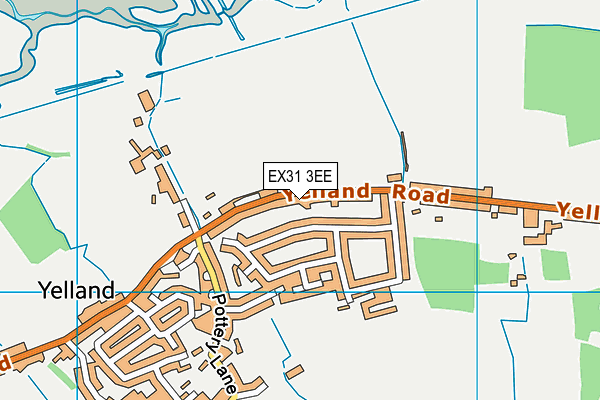 EX31 3EE map - OS VectorMap District (Ordnance Survey) EX31 3EE map - OS VectorMap District (Ordnance Survey)