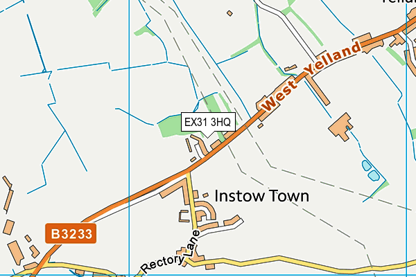EX31 3HQ map - OS VectorMap District (Ordnance Survey) EX31 3HQ map - OS VectorMap District (Ordnance Survey)