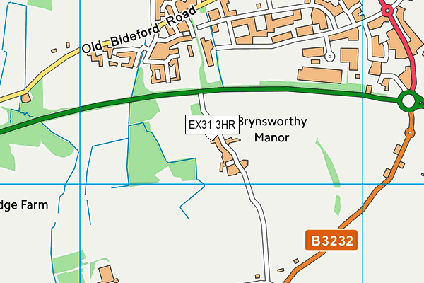 EX31 3HR map - OS VectorMap District (Ordnance Survey) EX31 3HR map - OS VectorMap District (Ordnance Survey)