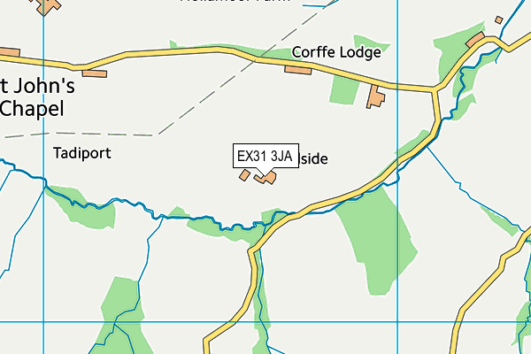 EX31 3JA map - OS VectorMap District (Ordnance Survey) EX31 3JA map - OS VectorMap District (Ordnance Survey)