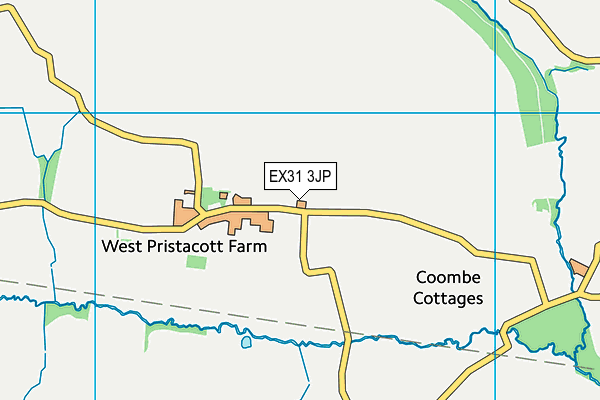 EX31 3JP map - OS VectorMap District (Ordnance Survey) EX31 3JP map - OS VectorMap District (Ordnance Survey)