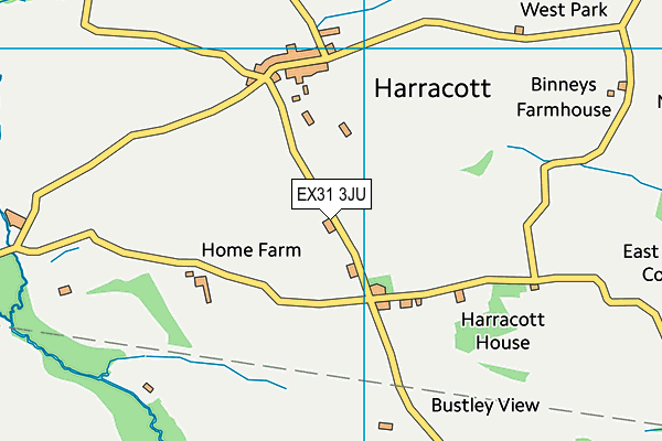 EX31 3JU map - OS VectorMap District (Ordnance Survey) EX31 3JU map - OS VectorMap District (Ordnance Survey)