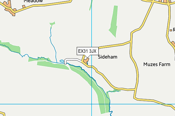 EX31 3JX map - OS VectorMap District (Ordnance Survey) EX31 3JX map - OS VectorMap District (Ordnance Survey)