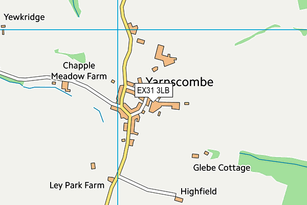 EX31 3LB map - OS VectorMap District (Ordnance Survey)