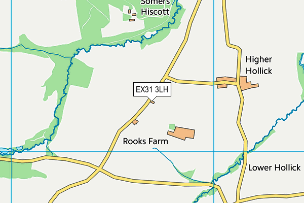 EX31 3LH map - OS VectorMap District (Ordnance Survey) EX31 3LH map - OS VectorMap District (Ordnance Survey)