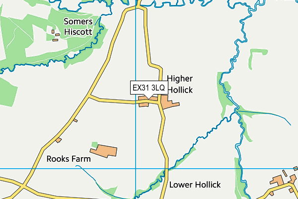 EX31 3LQ map - OS VectorMap District (Ordnance Survey) EX31 3LQ map - OS VectorMap District (Ordnance Survey)