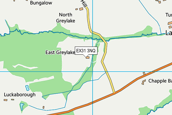 EX31 3NQ map - OS VectorMap District (Ordnance Survey) EX31 3NQ map - OS VectorMap District (Ordnance Survey)