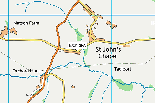 EX31 3PA map - OS VectorMap District (Ordnance Survey)