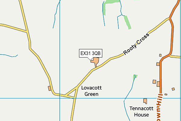 EX31 3QB map - OS VectorMap District (Ordnance Survey) EX31 3QB map - OS VectorMap District (Ordnance Survey)