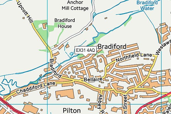 EX31 4AQ map - OS VectorMap District (Ordnance Survey) EX31 4AQ map - OS VectorMap District (Ordnance Survey)