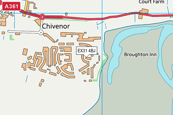 EX31 4BJ map - OS VectorMap District (Ordnance Survey)