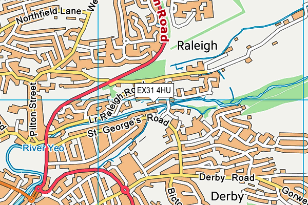 EX31 4HU map - OS VectorMap District (Ordnance Survey) EX31 4HU map - OS VectorMap District (Ordnance Survey)