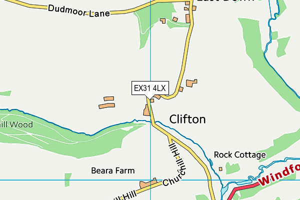 EX31 4LX map - OS VectorMap District (Ordnance Survey) EX31 4LX map - OS VectorMap District (Ordnance Survey)