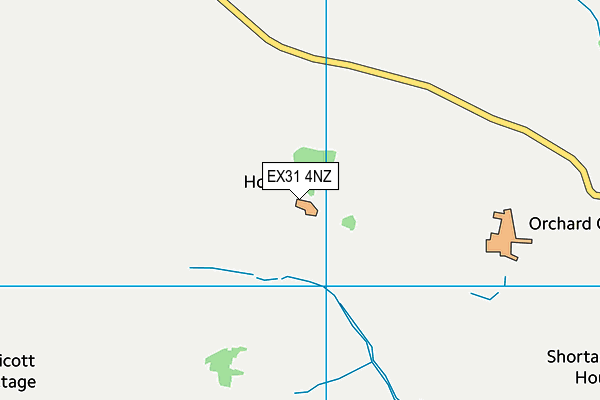 EX31 4NZ map - OS VectorMap District (Ordnance Survey) EX31 4NZ map - OS VectorMap District (Ordnance Survey)