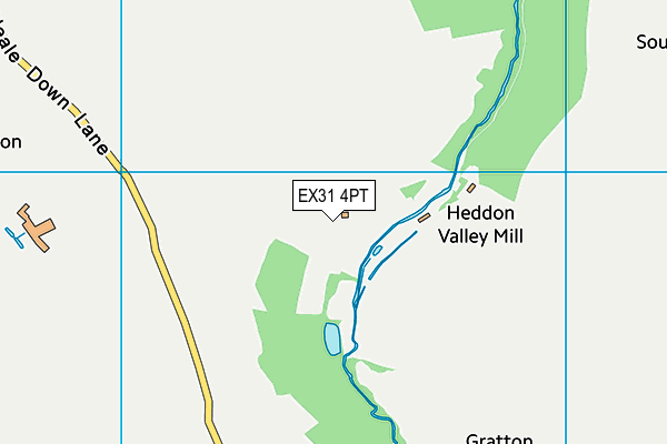 EX31 4PT map - OS VectorMap District (Ordnance Survey) EX31 4PT map - OS VectorMap District (Ordnance Survey)