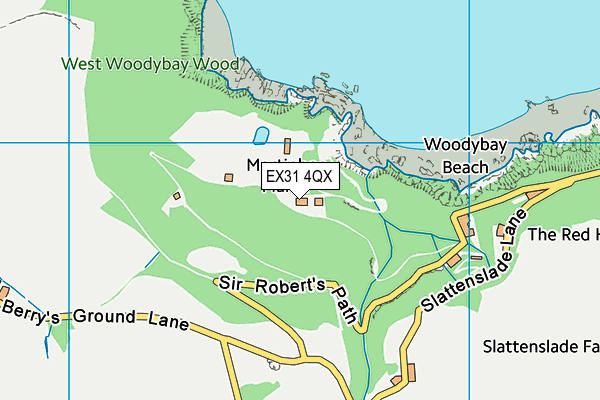 EX31 4QX map - OS VectorMap District (Ordnance Survey) EX31 4QX map - OS VectorMap District (Ordnance Survey)