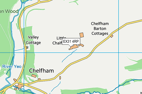 EX31 4RP map - OS VectorMap District (Ordnance Survey) EX31 4RP map - OS VectorMap District (Ordnance Survey)