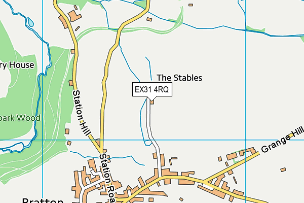 EX31 4RQ map - OS VectorMap District (Ordnance Survey) EX31 4RQ map - OS VectorMap District (Ordnance Survey)