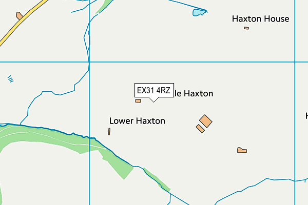 EX31 4RZ map - OS VectorMap District (Ordnance Survey) EX31 4RZ map - OS VectorMap District (Ordnance Survey)
