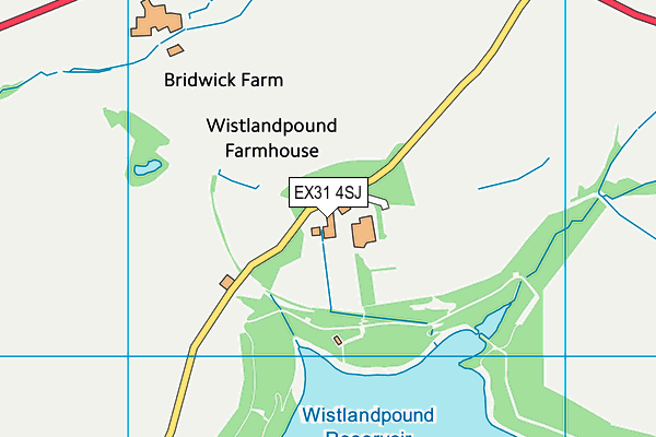 EX31 4SJ map - OS VectorMap District (Ordnance Survey) EX31 4SJ map - OS VectorMap District (Ordnance Survey)