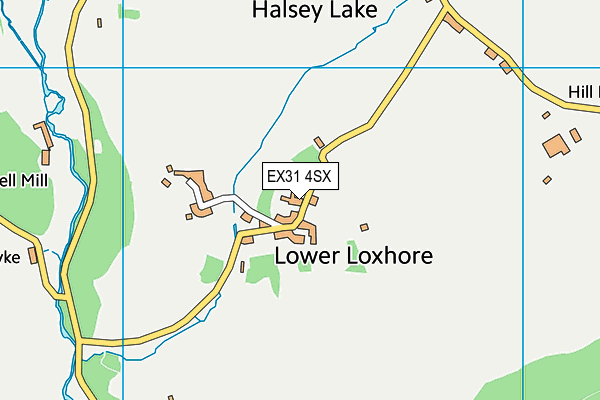 EX31 4SX map - OS VectorMap District (Ordnance Survey)