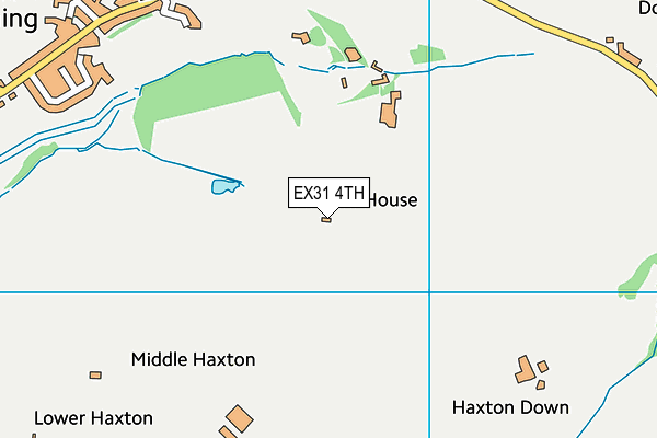 EX31 4TH map - OS VectorMap District (Ordnance Survey) EX31 4TH map - OS VectorMap District (Ordnance Survey)