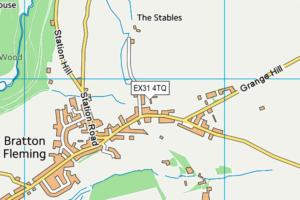 EX31 4TQ map - OS VectorMap District (Ordnance Survey) EX31 4TQ map - OS VectorMap District (Ordnance Survey)