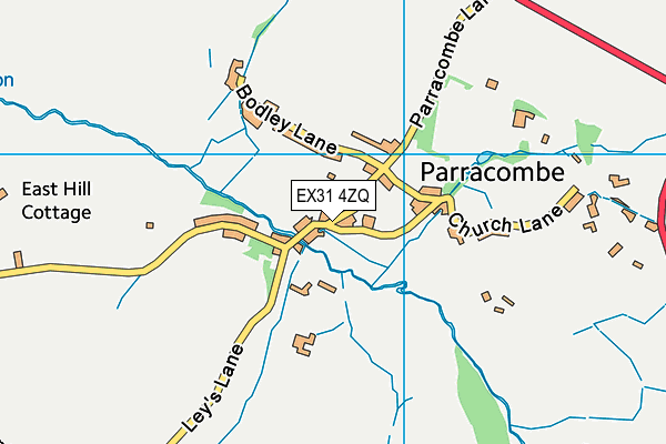 EX31 4ZQ map - OS VectorMap District (Ordnance Survey) EX31 4ZQ map - OS VectorMap District (Ordnance Survey)
