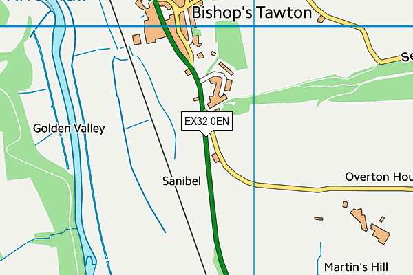 EX32 0EN map - OS VectorMap District (Ordnance Survey) EX32 0EN map - OS VectorMap District (Ordnance Survey)