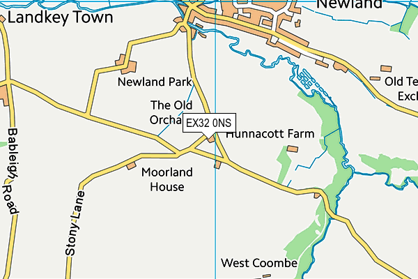 EX32 0NS map - OS VectorMap District (Ordnance Survey) EX32 0NS map - OS VectorMap District (Ordnance Survey)