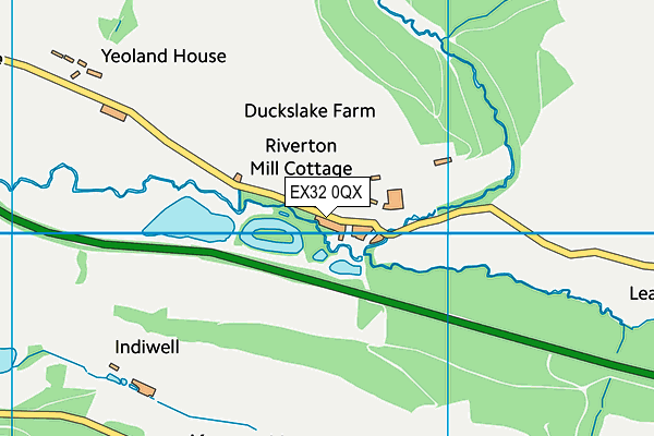 EX32 0QX map - OS VectorMap District (Ordnance Survey) EX32 0QX map - OS VectorMap District (Ordnance Survey)