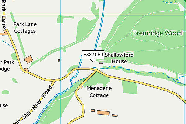 EX32 0RJ map - OS VectorMap District (Ordnance Survey) EX32 0RJ map - OS VectorMap District (Ordnance Survey)