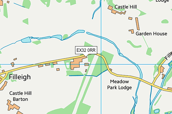 EX32 0RR map - OS VectorMap District (Ordnance Survey) EX32 0RR map - OS VectorMap District (Ordnance Survey)