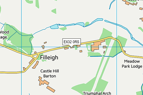 EX32 0RS map - OS VectorMap District (Ordnance Survey) EX32 0RS map - OS VectorMap District (Ordnance Survey)