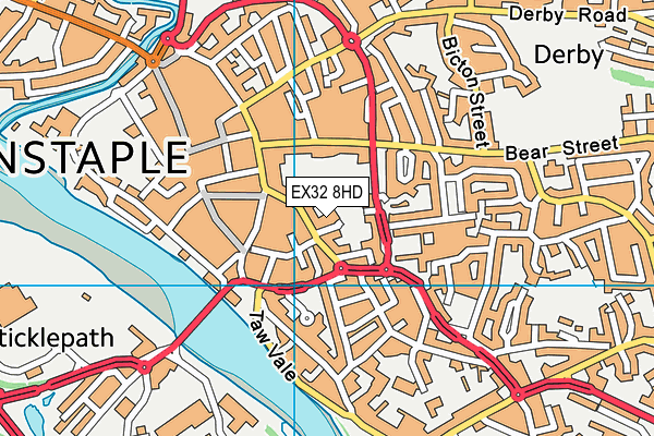 EX32 8HD map - OS VectorMap District (Ordnance Survey) EX32 8HD map - OS VectorMap District (Ordnance Survey)