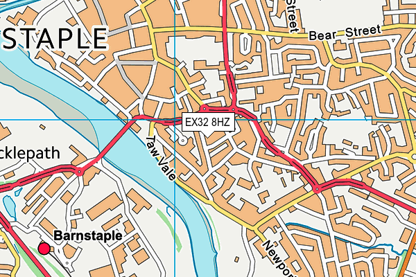 EX32 8HZ map - OS VectorMap District (Ordnance Survey) EX32 8HZ map - OS VectorMap District (Ordnance Survey)