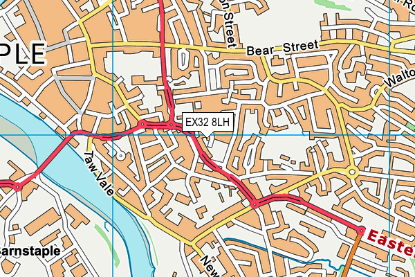 EX32 8LH map - OS VectorMap District (Ordnance Survey) EX32 8LH map - OS VectorMap District (Ordnance Survey)