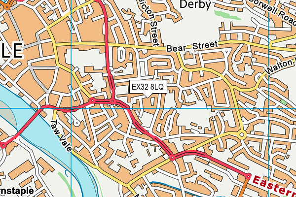 EX32 8LQ map - OS VectorMap District (Ordnance Survey) EX32 8LQ map - OS VectorMap District (Ordnance Survey)
