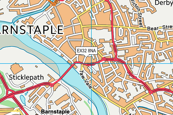 EX32 8NA map - OS VectorMap District (Ordnance Survey) EX32 8NA map - OS VectorMap District (Ordnance Survey)