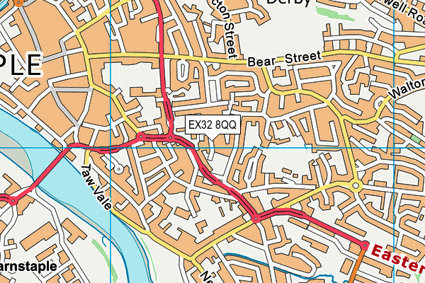 EX32 8QQ map - OS VectorMap District (Ordnance Survey) EX32 8QQ map - OS VectorMap District (Ordnance Survey)