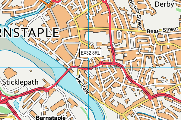 EX32 8RL map - OS VectorMap District (Ordnance Survey) EX32 8RL map - OS VectorMap District (Ordnance Survey)