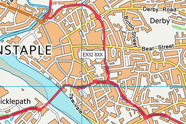 EX32 8XX map - OS VectorMap District (Ordnance Survey) EX32 8XX map - OS VectorMap District (Ordnance Survey)