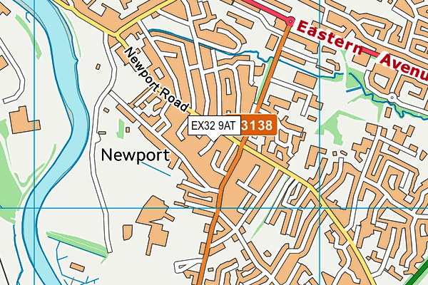EX32 9AT map - OS VectorMap District (Ordnance Survey) EX32 9AT map - OS VectorMap District (Ordnance Survey)