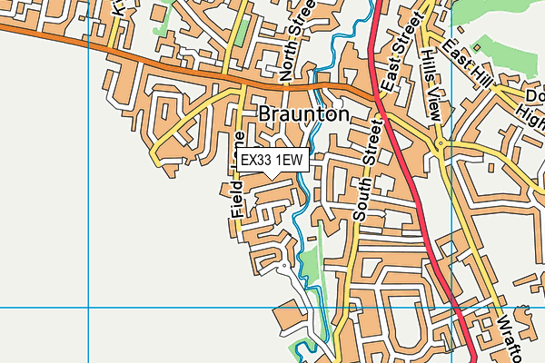 EX33 1EW map - OS VectorMap District (Ordnance Survey) EX33 1EW map - OS VectorMap District (Ordnance Survey)