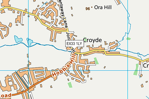 EX33 1LY map - OS VectorMap District (Ordnance Survey) EX33 1LY map - OS VectorMap District (Ordnance Survey)