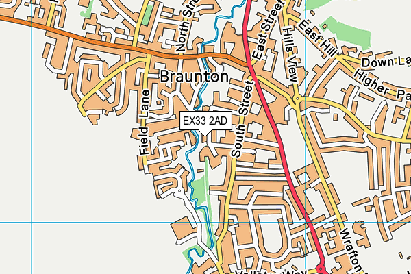 EX33 2AD map - OS VectorMap District (Ordnance Survey) EX33 2AD map - OS VectorMap District (Ordnance Survey)