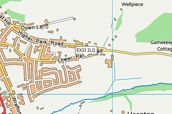 EX33 2LQ map - OS VectorMap District (Ordnance Survey) EX33 2LQ map - OS VectorMap District (Ordnance Survey)