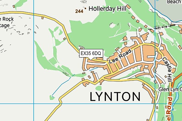 EX35 6DQ map - OS VectorMap District (Ordnance Survey) EX35 6DQ map - OS VectorMap District (Ordnance Survey)