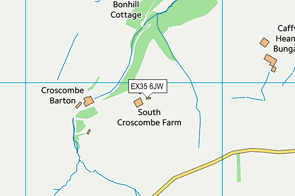 EX35 6JW map - OS VectorMap District (Ordnance Survey) EX35 6JW map - OS VectorMap District (Ordnance Survey)